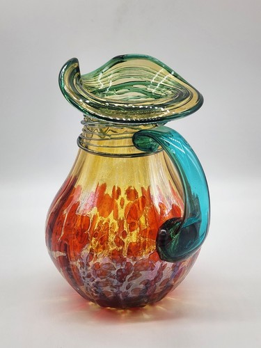Mariusz Rynkiewicz Glass Pitcher Hand Blown, Signed And Numbered - Picture 11 of 15