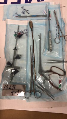 MISC SURGICAL INSTRUMENTS IN STERILE POUCHES-10PCS-MAB-9416