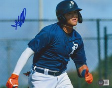 Manuel Sequera Signed Autograph Detroit Tigers  8x10 Photo BAS Beckett