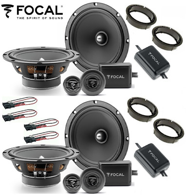FOCAL ASE 165 KIT 8 SPEAKERS GROUP SKODA SUPP/CONN ANT/POST CAR SPEAKERS