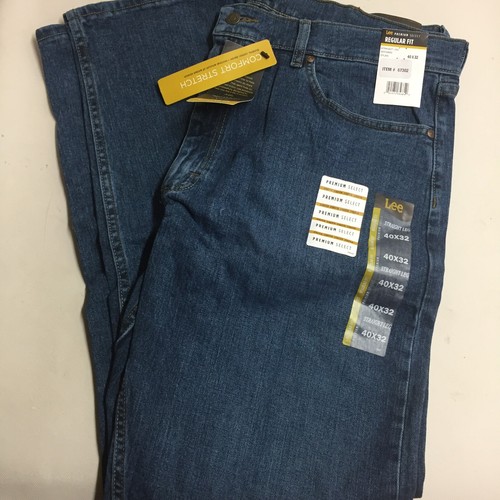 WE Fashion Heren regular fit jeans met medium stretch