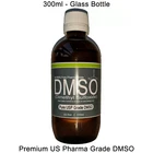 DMSO 300ml 99.9% Pure Pharmaceutical Grade Dimethyl Sulfoxide Glass Bottle