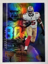 2017 Panini Illusions 23 Jerry Rice Pierre Garcon Rainbow Foil 49ers Card