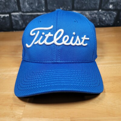 Titleist By New Era Men's Fitted Ball Cap Hat Blue Size Medium/Large