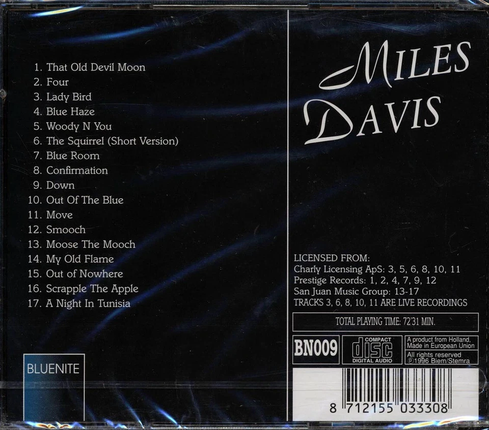 Miles Davis - The Prince of Darkness [1996 Compilation] [New CD] Foto 2 de 2