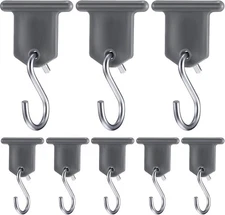 BBTO RV Awning Light Clip RV Party Light Holder Camper Awning Hook Light Plastic