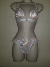 Honey Birdette Fleur Bralette and Brief size Large new with tags