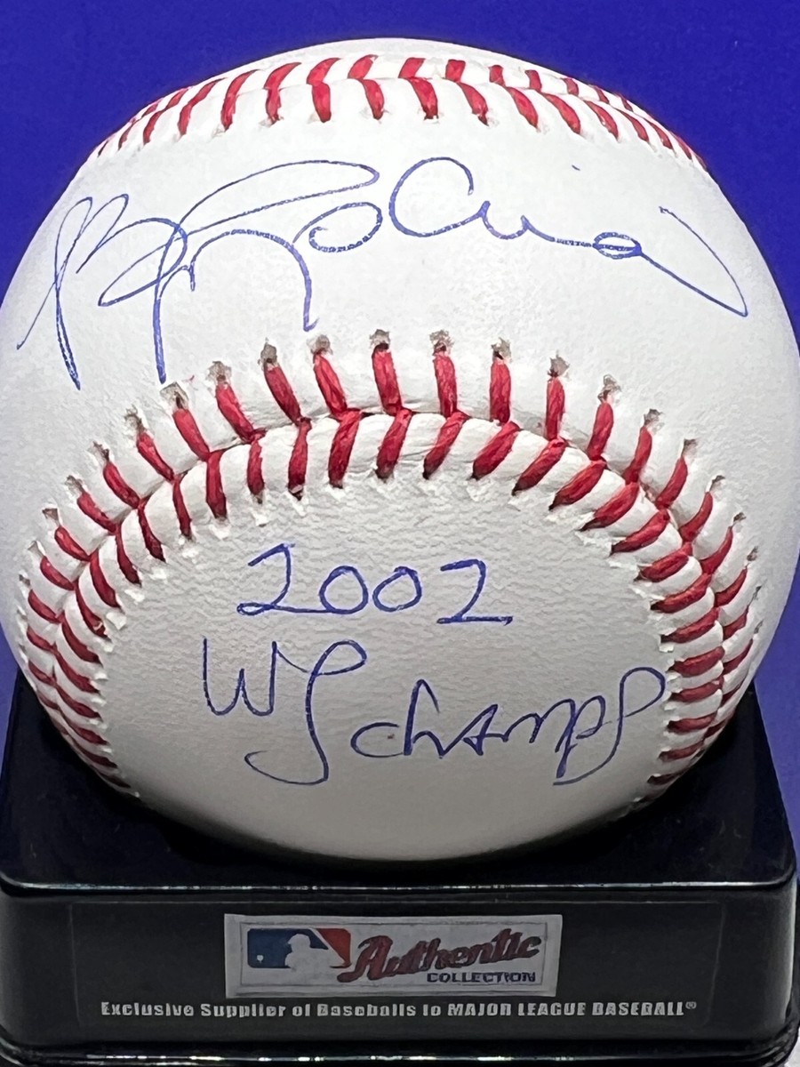 BENJI MOLINA ANAHEIM ANGELS 2002 WS CHAMPS SIGNED OML BASEBALL | eBay