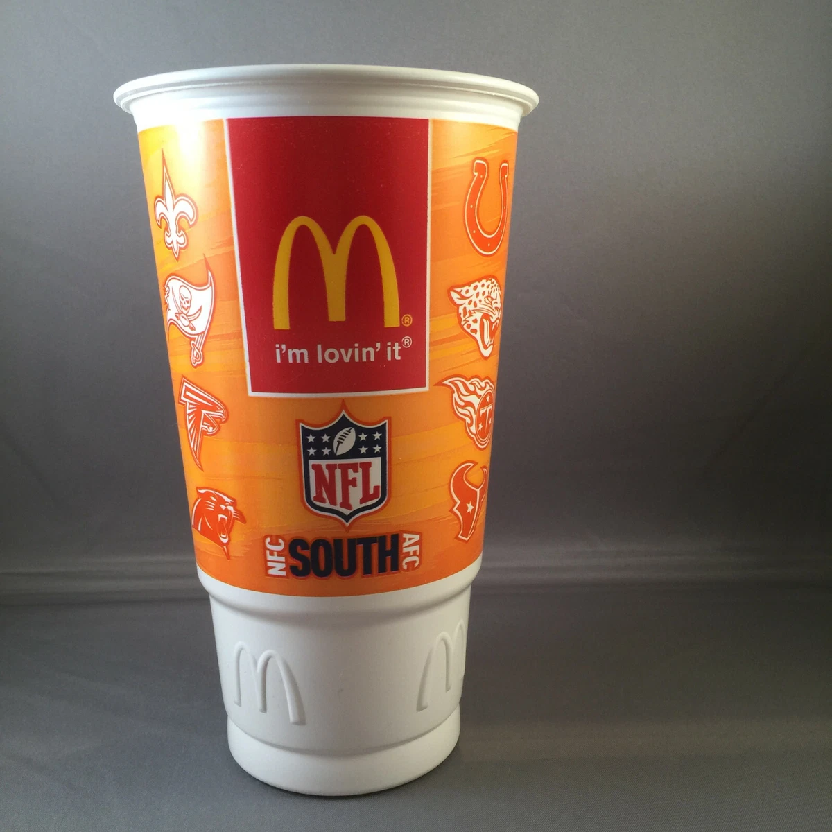 McDonald's NFL National Football League NFC AFC South Plastic Cup