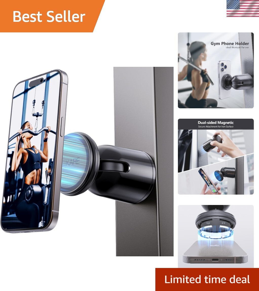 Portable Magnetic Phone Holder for Gym: Magsafe Compatibility