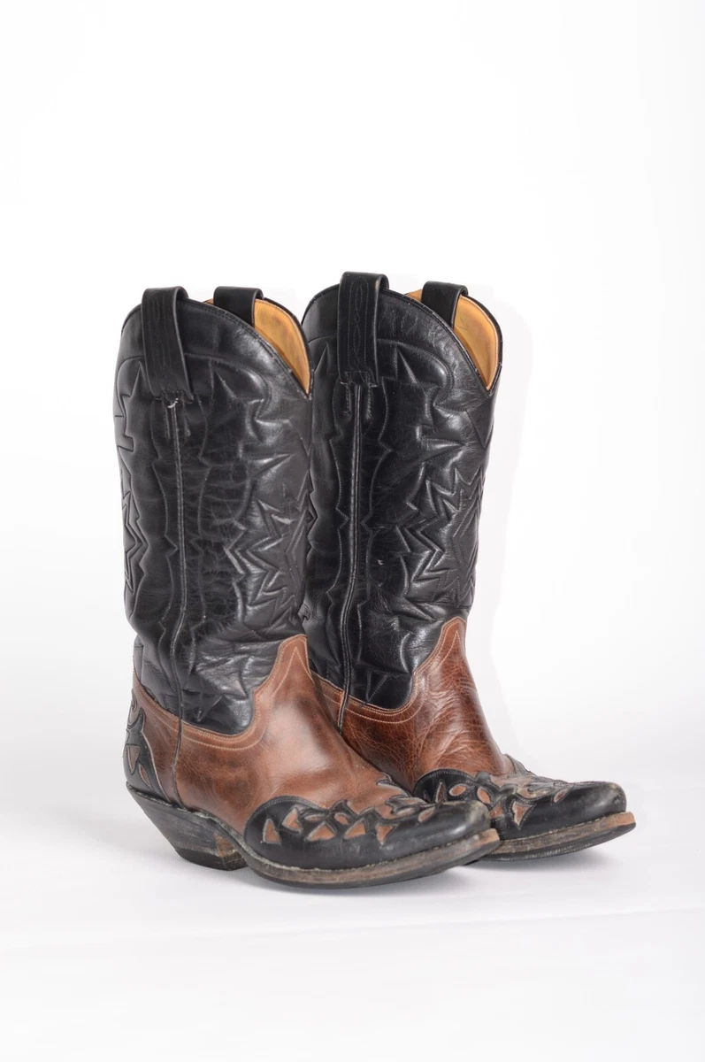 Tony Mora Cowboy Western Leather Boots Made in Spain EU 36