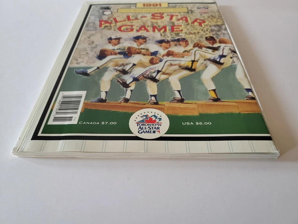 1991 MLB Baseball All-Star Game Program Toronto SkyDome Cali Angel's Vintage VG - Image 2 of 4
