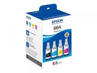 4 Epson TintenbehäLter Tinte 664 Bk / C / M / Y Multipack