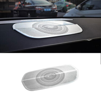 Dashboard Speaker Frame Cover Trim 1* Fit For Benz GLB 2020-2024 Silver Titanium