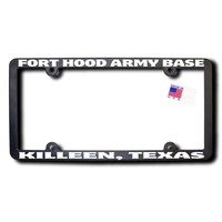 Fort Hood Army Base - Killeen, Texas Frame W/reflective Text Fort Hood Army Base - Killeen, Texas Frame W/reflective Text