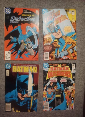 Batman Lot Detective Comics 578 Outsiders 1 Untold Legend 1 Batman 422 ...
