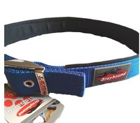 Nylon-Halsband,Greyhound,Blau,Gr.M, Halsband, Hundehalsband, 35Cm, GefüTtert