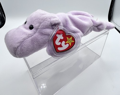 beanie babie Happy The Lavender Hippo - Picture 9 of 15
