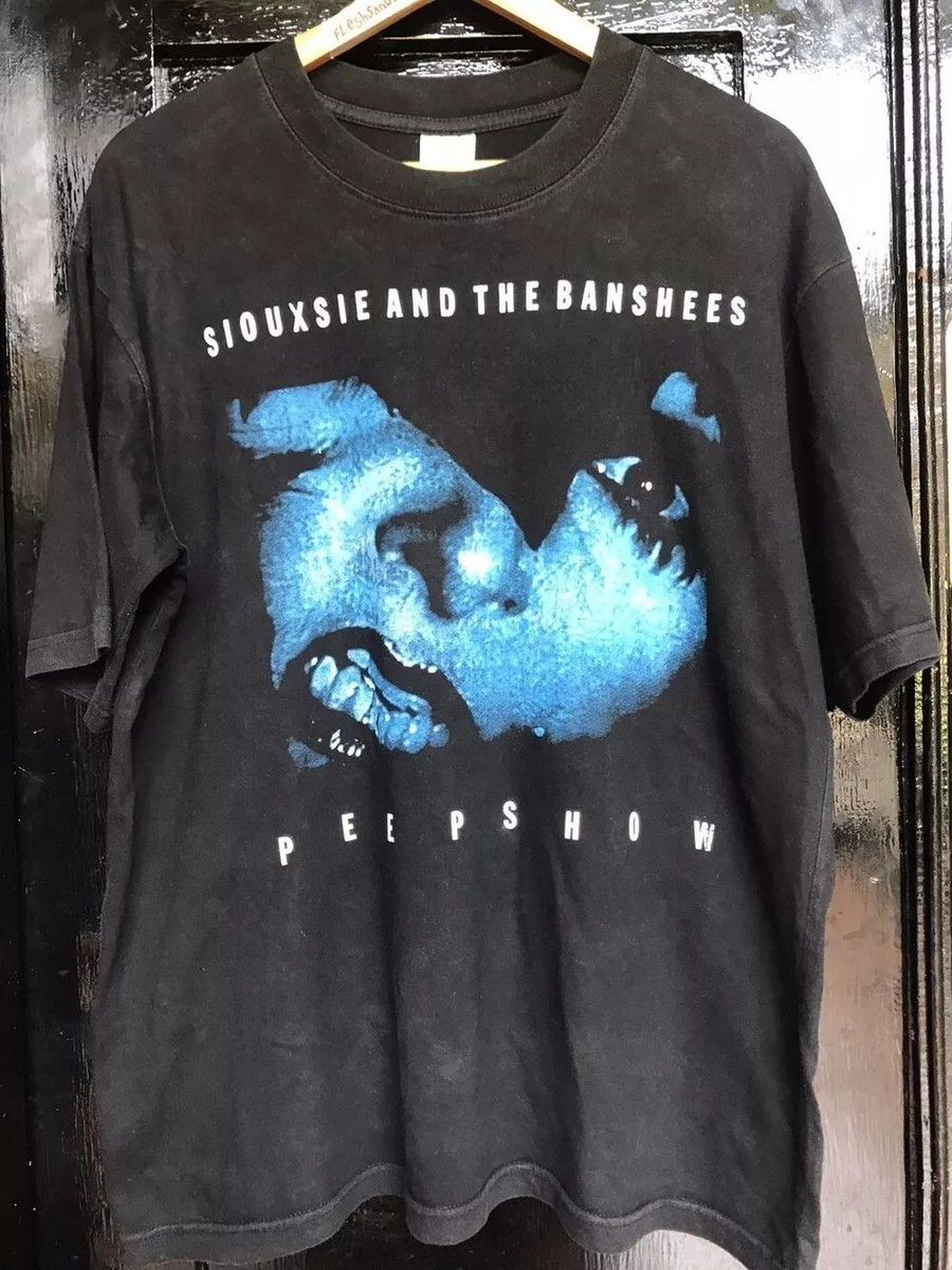 Siouxsie And The Banshees Band 90's Rare Design Black T shirt Men