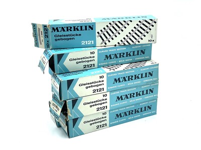 Märklin H0 2121 K-Gleis gebogen 10X1/1 R360mm 30° 10 Stück New Old Stock # AZ
