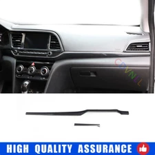 For Hyundai Elantra 2017-2020 Carbon Fiber Middle Console Dashboard Panel Strip