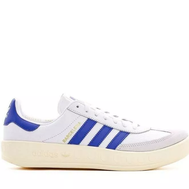 Oso polar Fresco victoria US:11 adidas Originals Men&#039;s BARCELONA SNEAKERS White / Blue UK:10.5  LAST1 | eBay