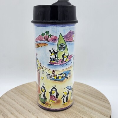 Vintage Starbucks 1990's Bodum French press Travel Cup Switzerland