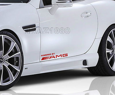 Powered by AMG Mercedes Benz Vinyl Decal Sport Racing sticker emblem ...