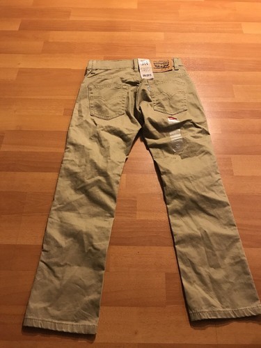 levis 511 slim youth size 8 khaki pants new with tags