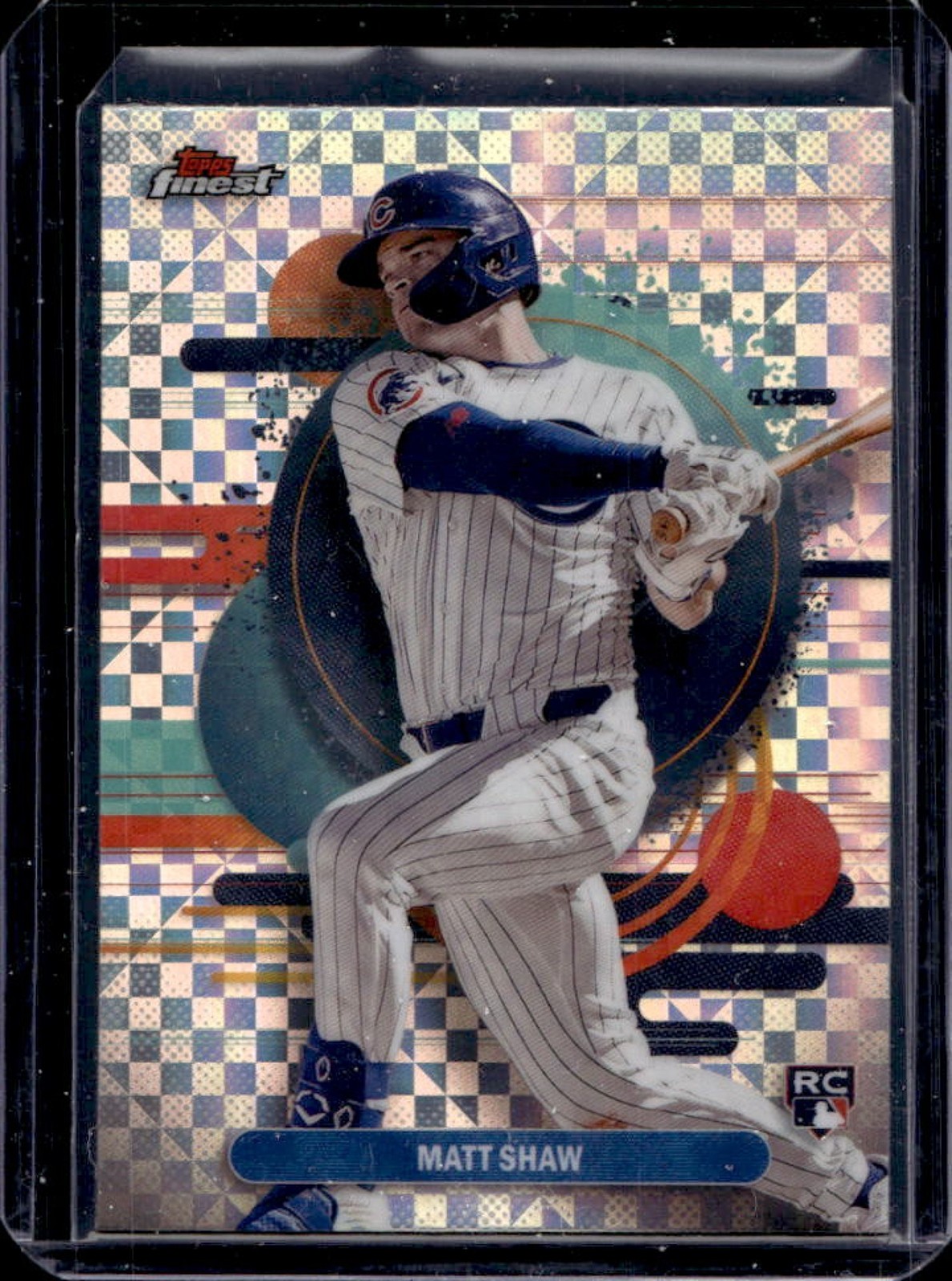 2025 Finest Matt Shaw Uncommon Refractor X-Fractor RC #162 Cubs