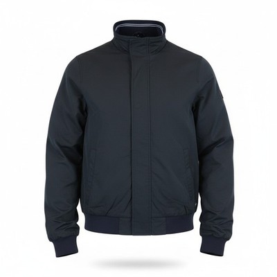 SCOTCH & SODA Ams Couture Men Jacket S Navy Long Sleeve Lined Lightweight *