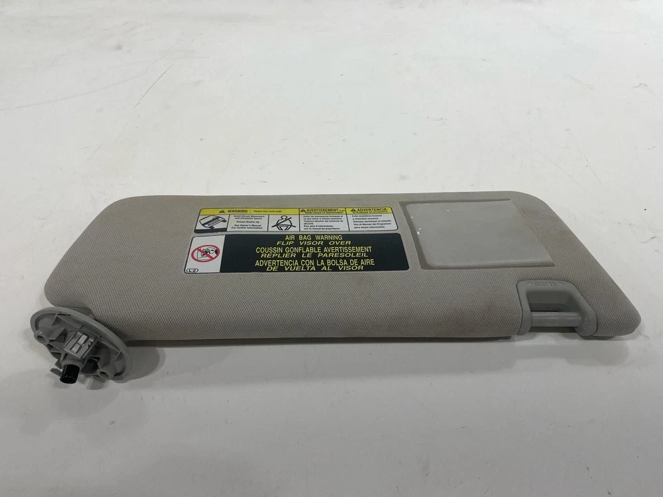 适用于 2016 - 2023 丰田 TACOMA LH 发球杆遮阳板带梳妆镜灰色原始设备制造商 — 第 3/4 张图片