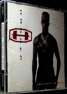 MC Hammer Too Legit To Quit CD 1991 Capitol Records Rap Hip Hop Album Vtg Jewel