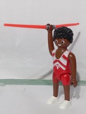 PLAYMOBIL JAVELIN THROWER FIGURE ATHLETE TRACK AND FIELD COMPETITION OLYMPICS
