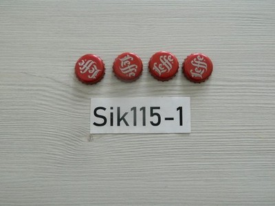 SET 4 Bierkapseln LEFFE RUBY Belgien LEFFE Belgium beer capsule