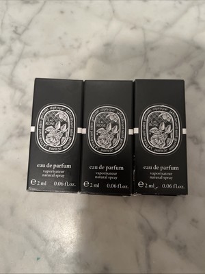 Lot Of 4 - Diptyque Eau Rose Parfum EDP Sample  New NIB & Malle Portrait Of Lady