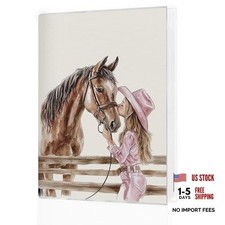 Western Cowgirl Photo Album 4x6 - Horse Gifts for Girls - Cowgirl with Horse
