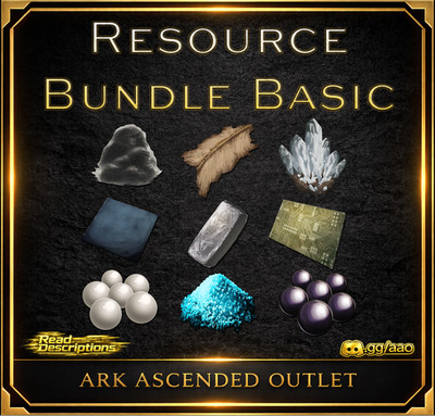 Resource Bundle-Ark Survival Ascended-ASA-Resource-Official-PVE-PC/XBOX/PS5-AAO