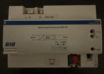 Busch-Jaeger 6180-101 EIB KNX Spannungsversorgung 640mA (voll funktionsfähig)