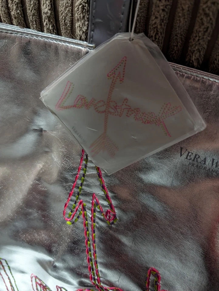 Vera Wang Silver Coloured Perfume Lovestruck Tote Bag Shopper Shoulder Bag - Image 2 of 3