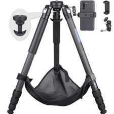 ARTCISE ET80C Carbon Fiber Tripod, 32mm Tube Heavy black with silver accents