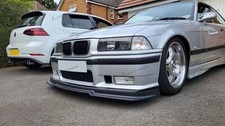 BMW E36 M3 front lip spoiler abs plastic textured, E36 M3 front splitter