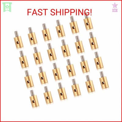 VKQTS 24PCS 6mm Throttle Cable Ends Kit Solderless,Brake & Throttle Cable Repair