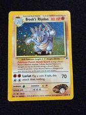 Brock's Rhydon #2 - Gym Heroes (2000) - Holo on eBay