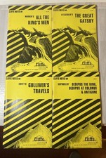 4 Cliffs Notes Study Guide Booklets See Title...