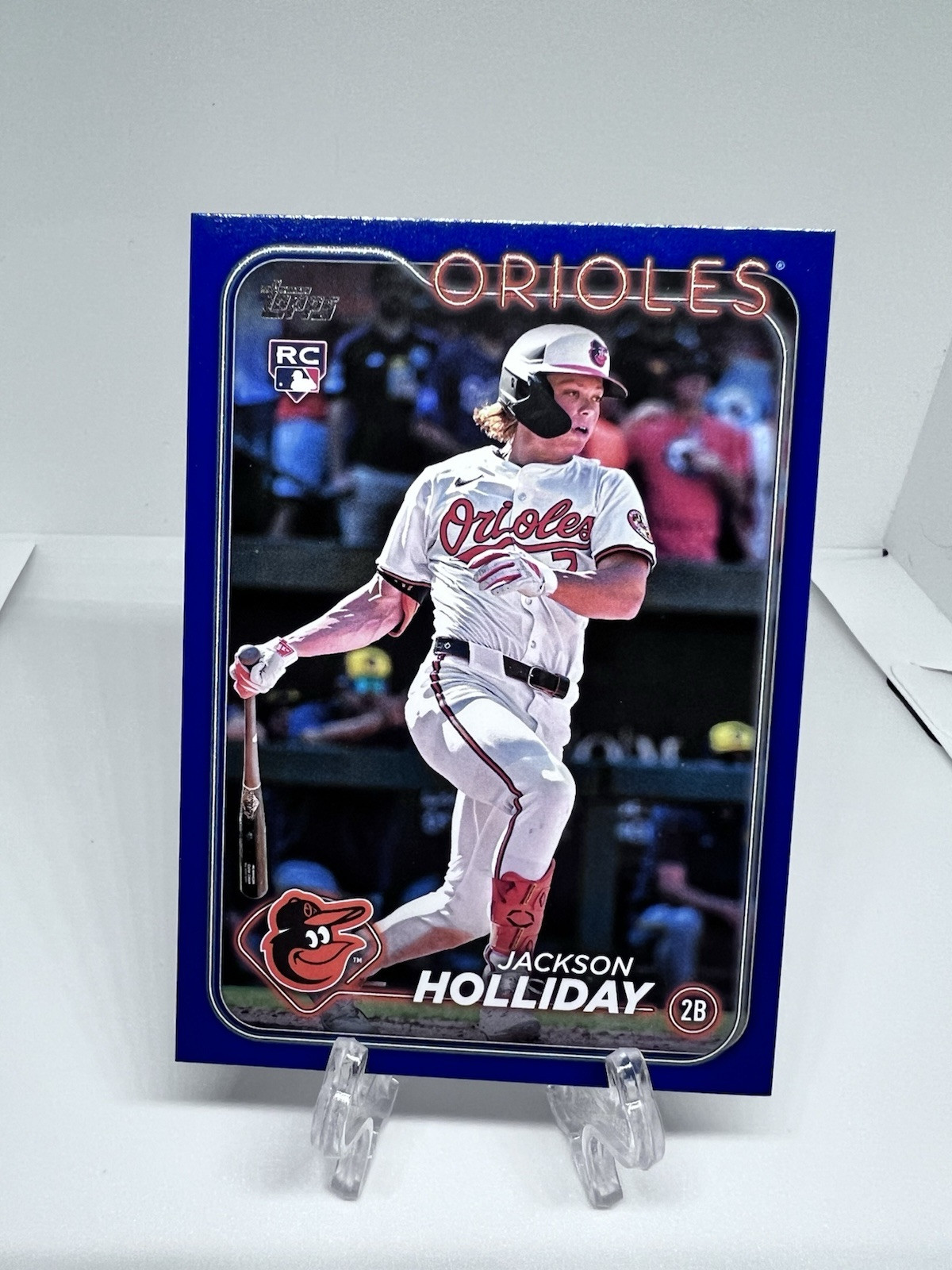 2024 Topps Update Series - #US50 Jackson Holliday RC Royal Blue Parallel