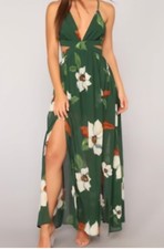 NWT* Fashion Nova Lanai Floral Maxi Dress Size XS