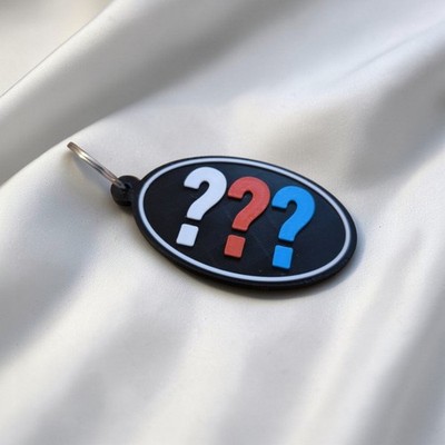 Die drei ??? Keychain Schlüsselanhänger   Iconic Fragezeichen Design
