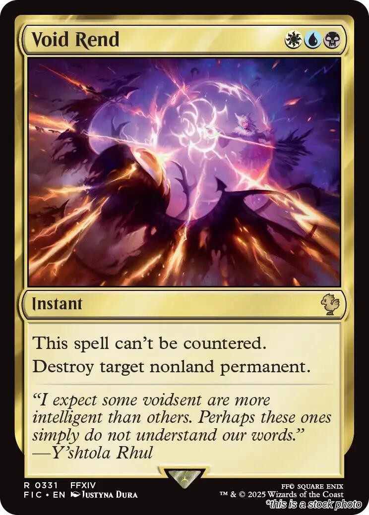 Void Rend (FIC 331), Normal, Commander: FINAL FANTASY, MTG