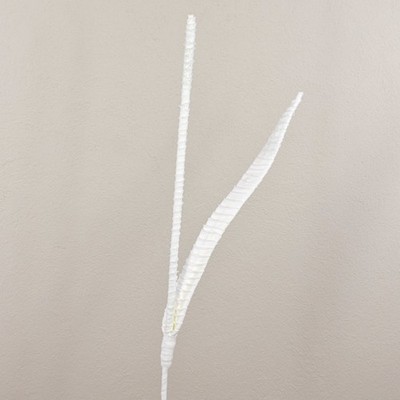 artplants Kunst Aloe aristata Blätter ALESANDRO, Glitzer, weiß, 95cm